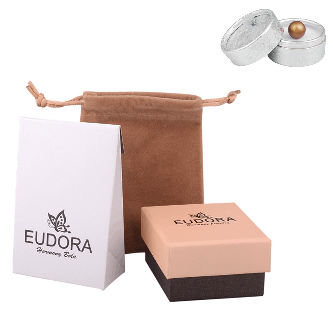 Eudora Harmony Bola Halskette Klangkugel Silber oxidiert