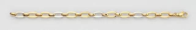 Eugen Rühle Fantasieketten ovale Glieder 7mm Halskette 19cm 585 Gold
