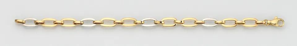Eugen Rühle Fantasieketten ovale Glieder 7mm Halskette 19cm 585 Gold