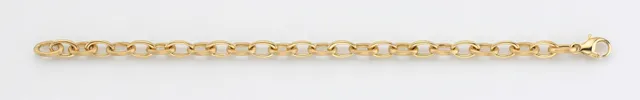 Eugen Rühle Fantasiekette Anker 6mm Halskette 585 Gelbgold