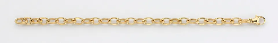 Eugen Rühle Fantasiekette Anker 6mm Halskette 585 Gelbgold