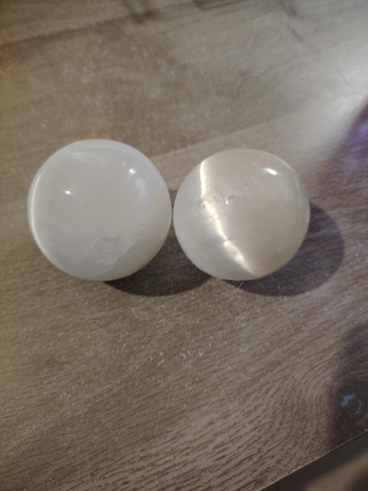 NKlaus Healing Crystals Selenit Kugel 5-6 cm Heilstein 1 Stück