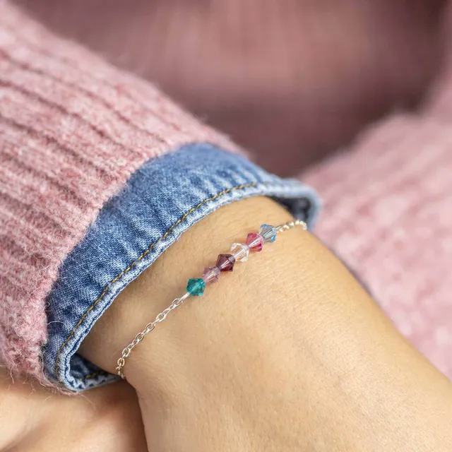 Joy by Corrine Smith Family Birthstone Edelsteinarmband Gold