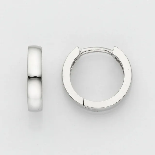 Eugen Rühle Ohrschmuck 80.7886 Scharnier-Creolen 750 GG 14 mm