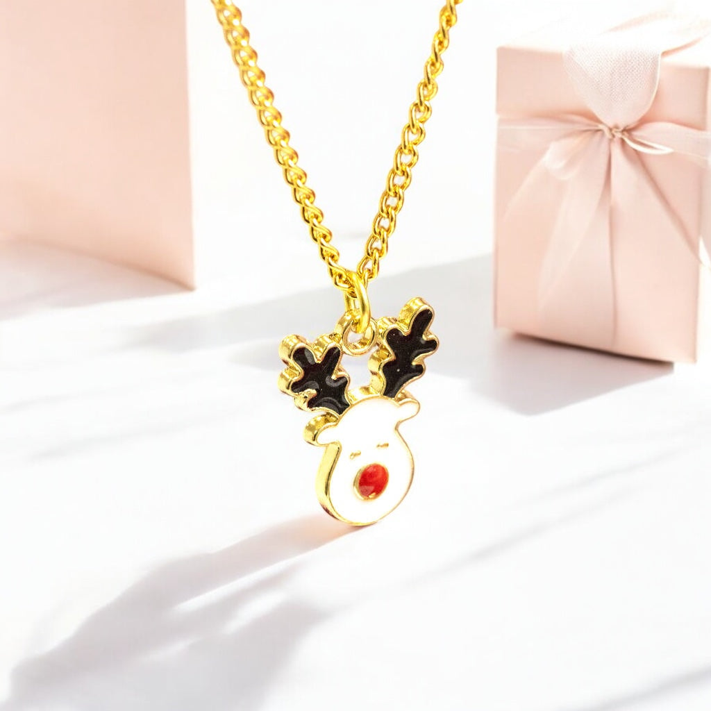 Joy by Corrine Smith Rudolph Rentier Halskette Gold Emaille