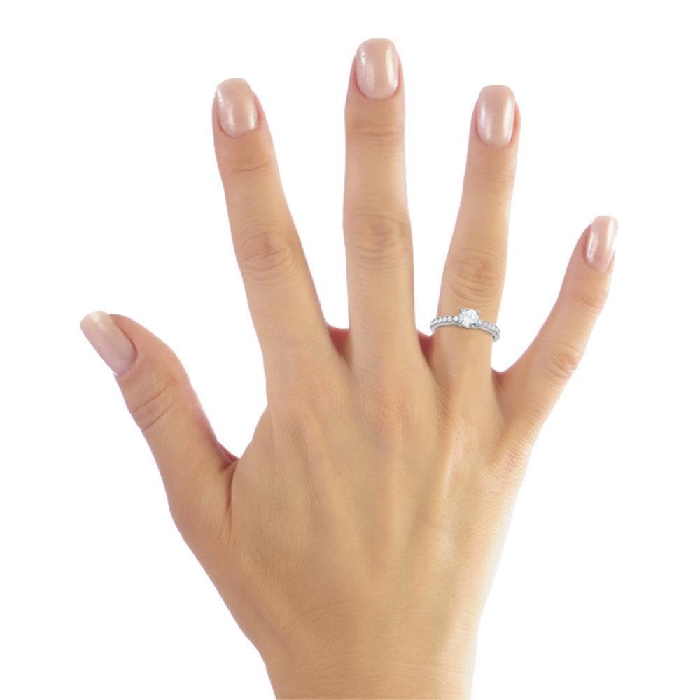 JEWLIX VR0025 Verlobungsring Silberring 925 Größe 53