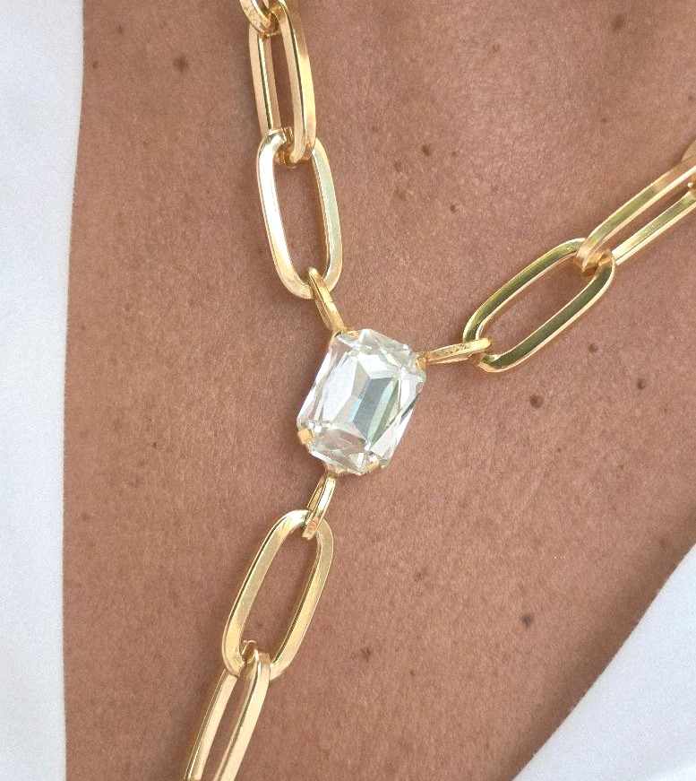 Alevá Bijoux Elodie Halskette Gold nickelfrei verstellbar
