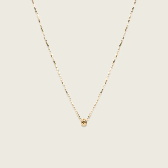 Stilnest Tousle Sphere Ankerkette 585 Gold Halskette 45cm