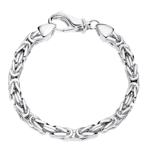 JEWLIX Königsarmbänder Armband Silber 925 5,5mm 23cm Herren