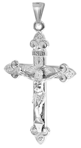 trendor Kreuz-Anhänger 925 Silber 40mm 35788