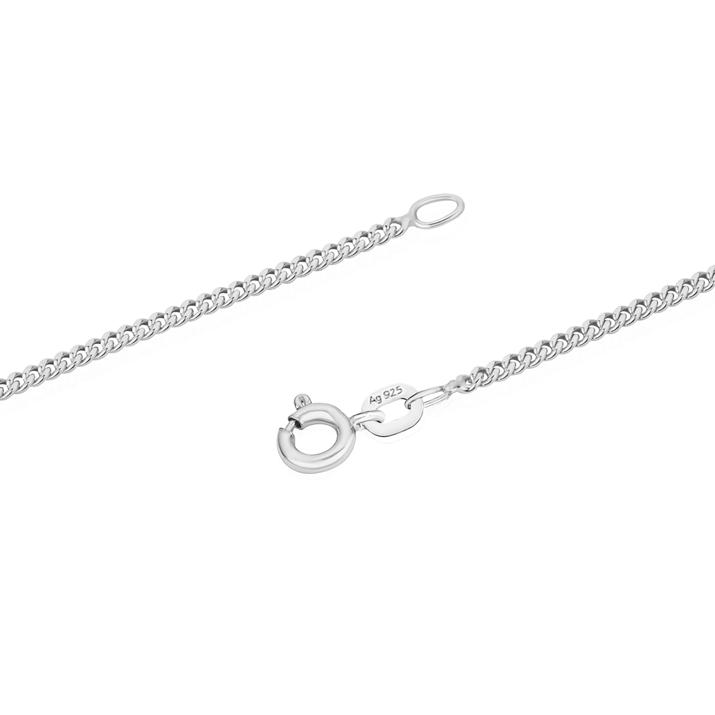 NKlaus Erbskette 925 Silber Kette 38 cm 1,5 mm massiv
