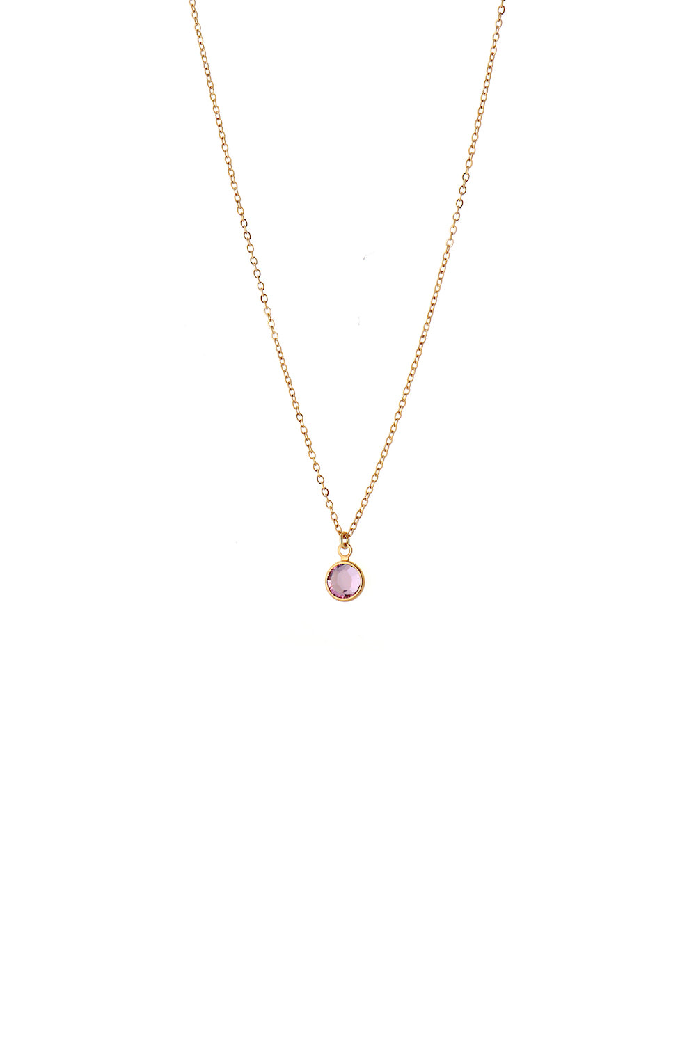 Joy by Corrine Smith June Birthstone Crystal Halskette Gold