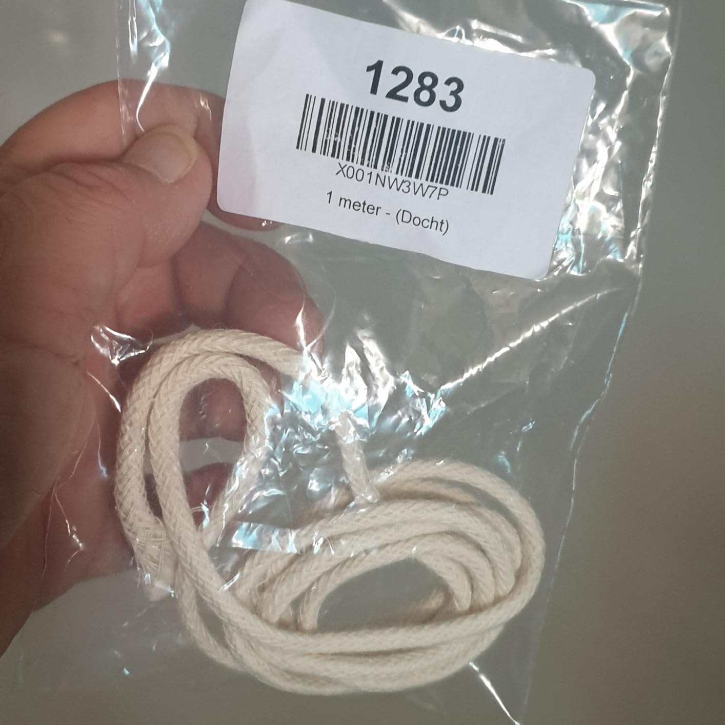 NKlaus WICKS Baumwollrunddocht 4 mm 3 Meter
