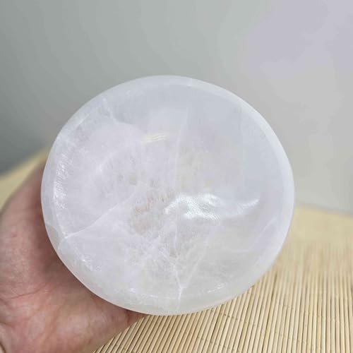 NKlaus Healing Crystals Selenit Schale 14 cm Aufladeschale