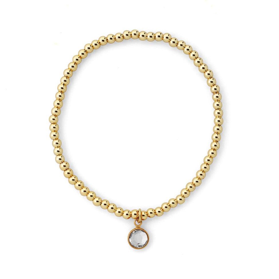 Joy by Corrine Smith April Armband Gold Geburtsstein