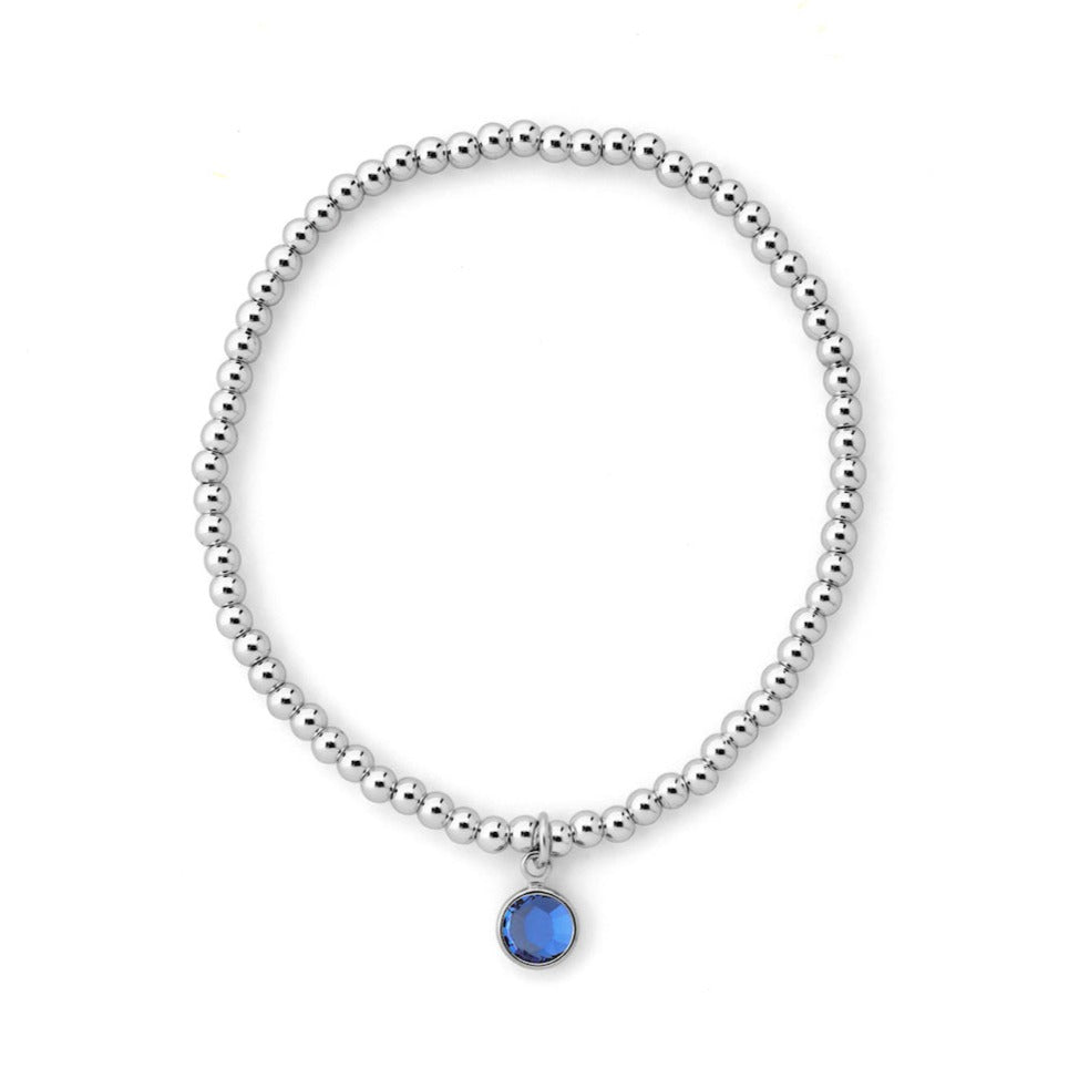 Joy by Corrine Smith September Armband Silber Saphir Stein
