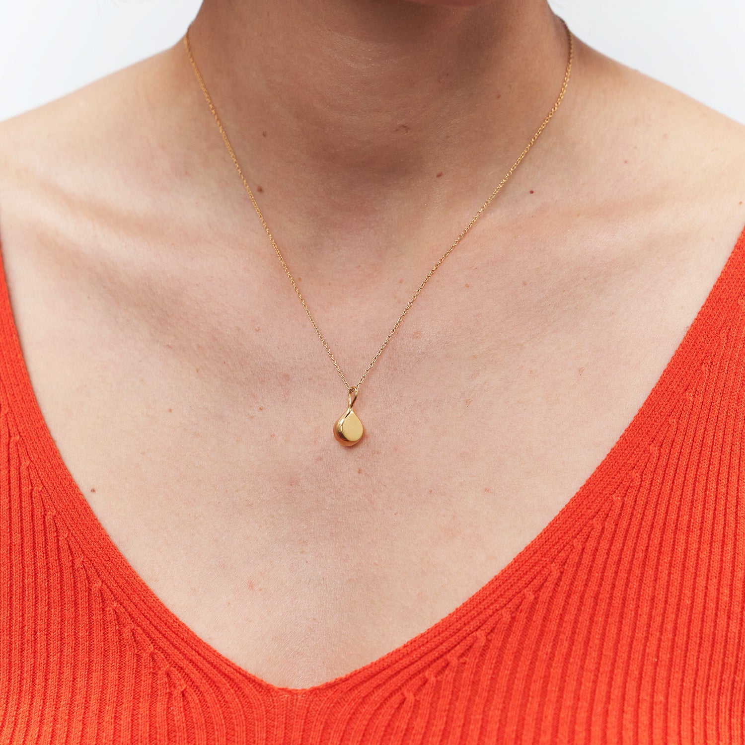 Stilnest Eden Cepa Kette 45cm 585 Gold Tropfen
