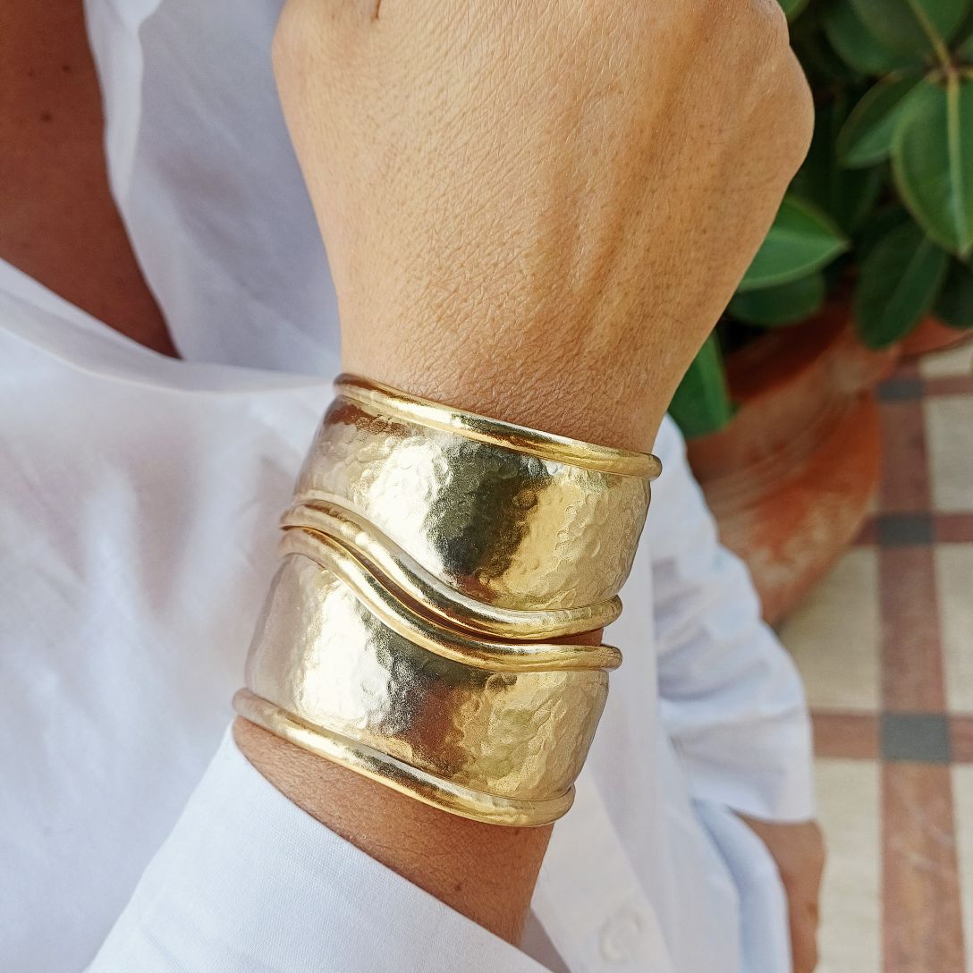 Alevá Bijoux Giano Armband vergoldet satiniert