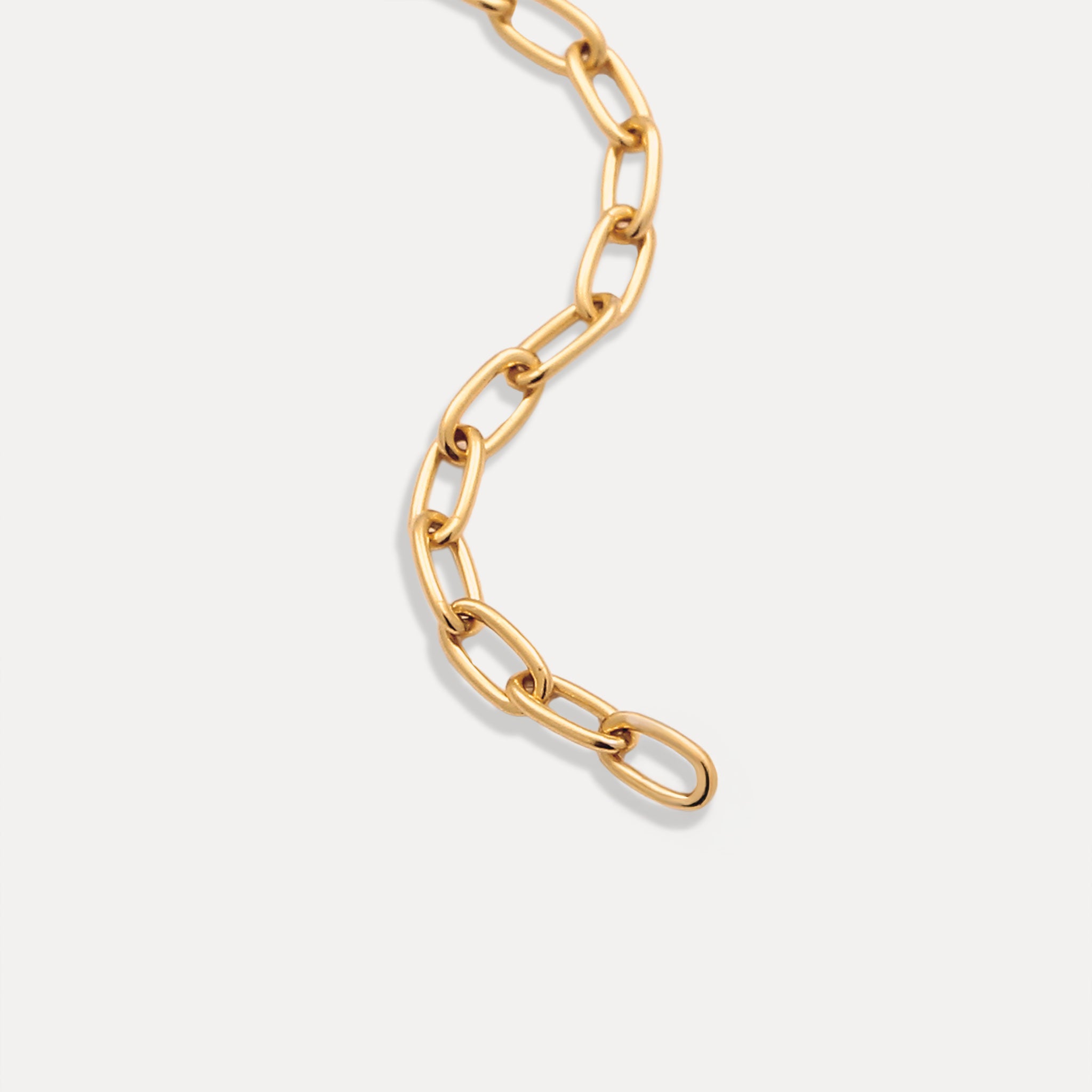 Stilnest Catena II Choker Halskette 24K Gold Vermeil Silber