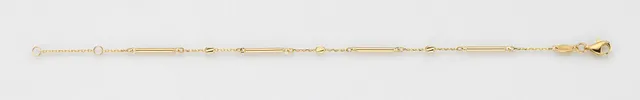 Eugen Rühle Armbänder Fantasiekette Armband 585 Gelbgold Stäbchen