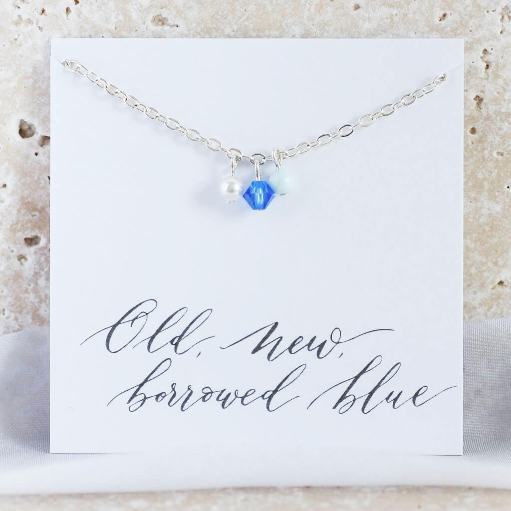 Joy by Corrine Smith Something Blue Fußkette Perle Silber