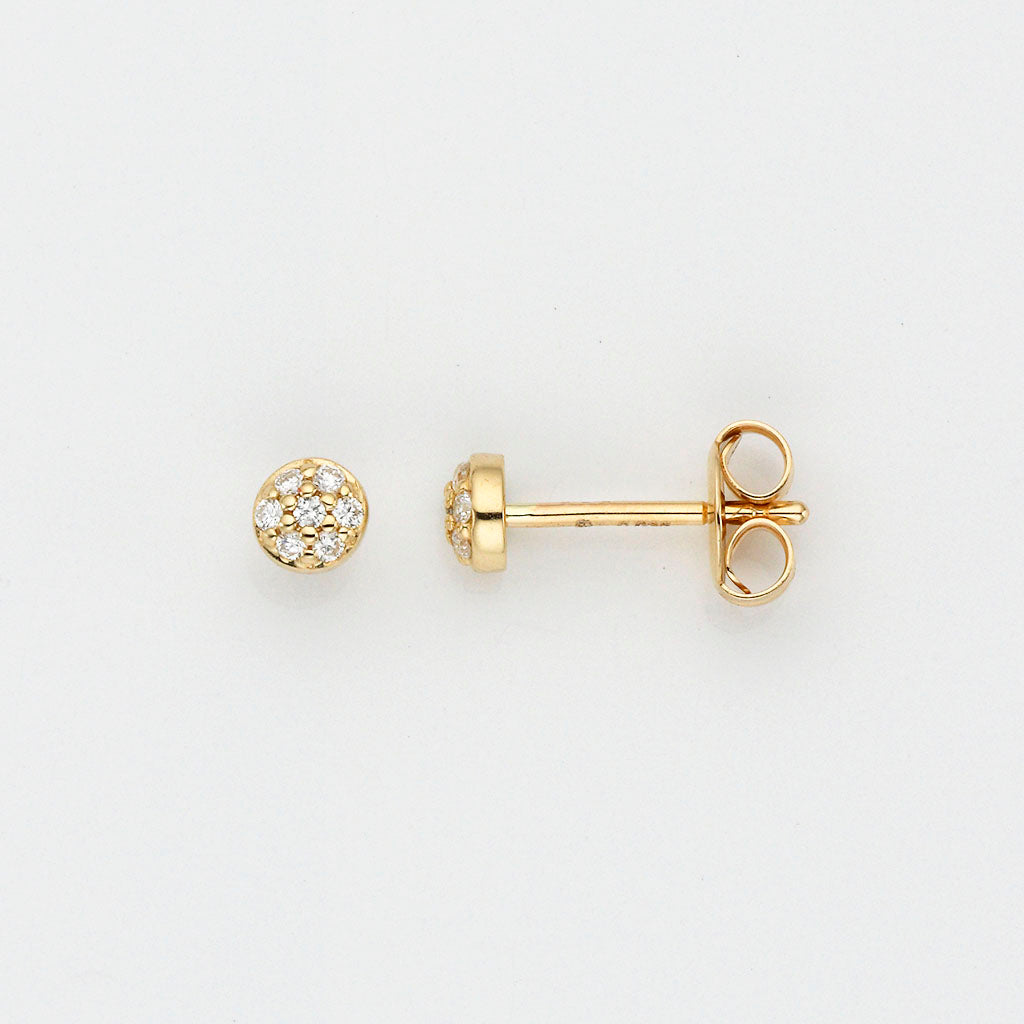 Eugen Rühle Ohrstecker rund 0,07 ct Ohrschmuck Gold