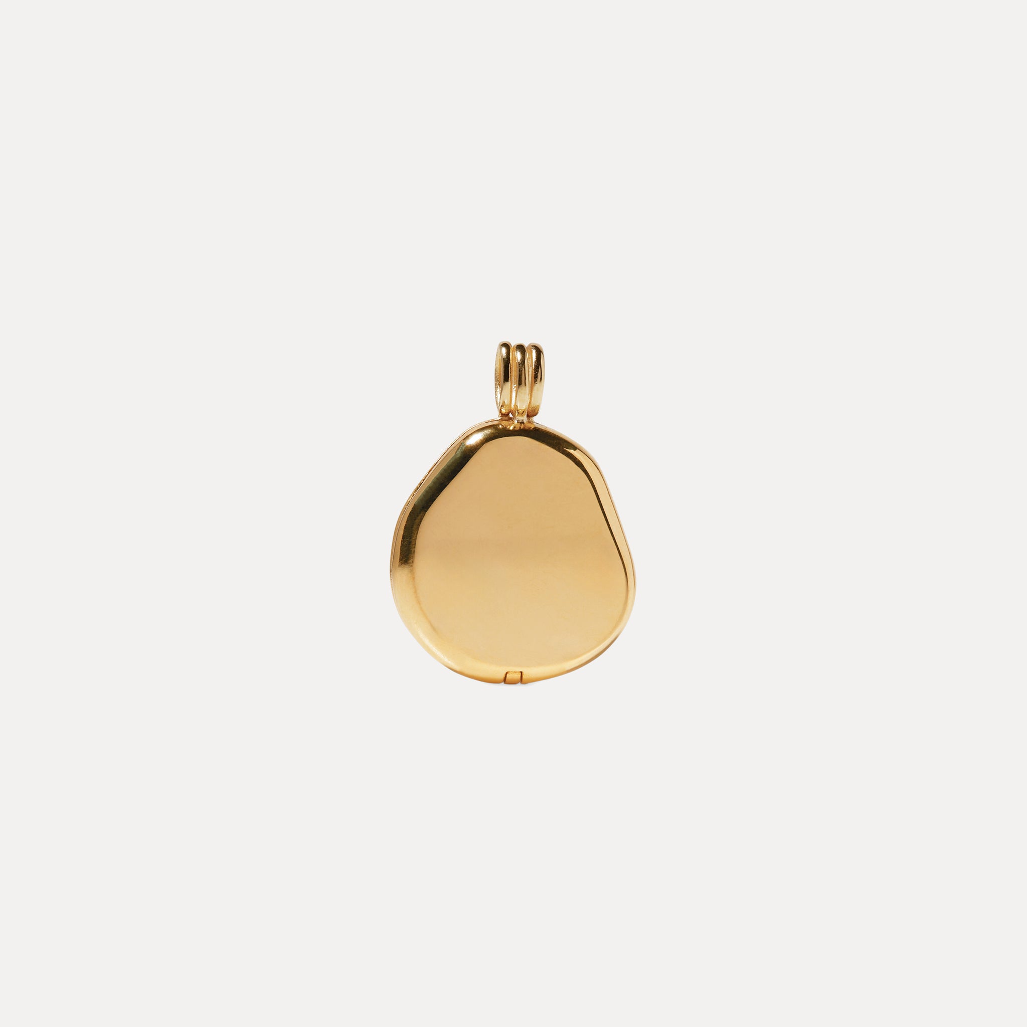 Stilnest Pendants Organic Liquid Medaillon Anhänger 24k Gold Foto