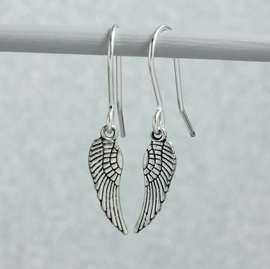 Joy by Corrine Smith Angel Wing Ohrringe Silber