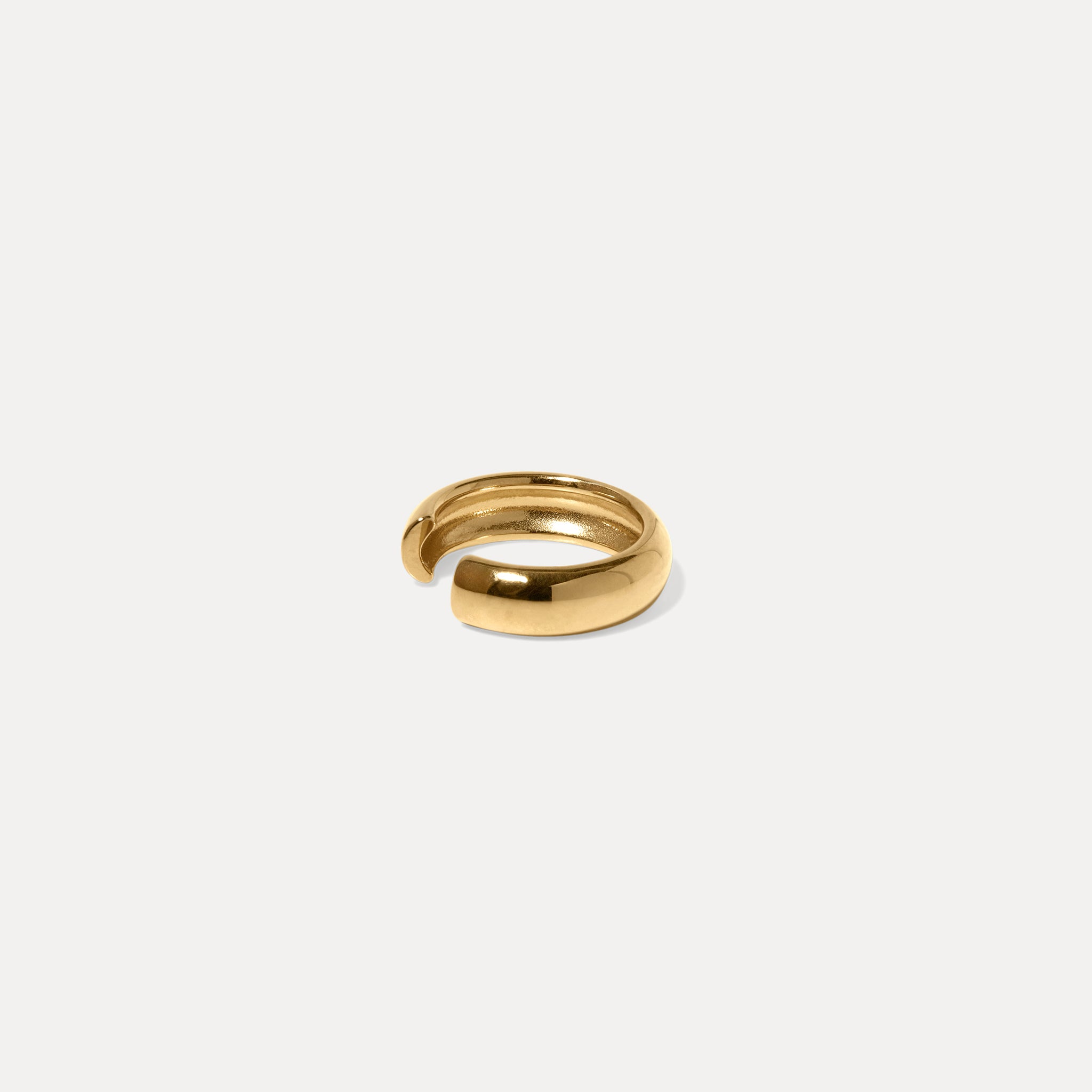 Stilnest Mom Band Ear Cuff Ohrring Gold Vermeil