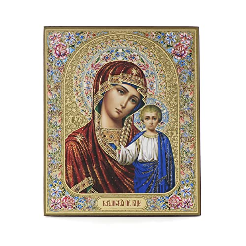 NKlaus Religious Icons Ikone Sankt Nikolaus Holz 10x12cm