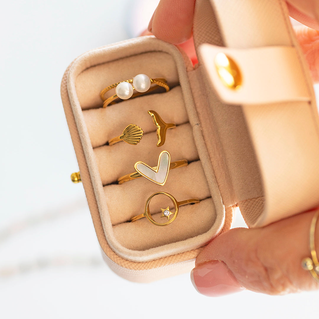 Joy by Corrine Smith Ring Stack Gold verstellbar 4er Set