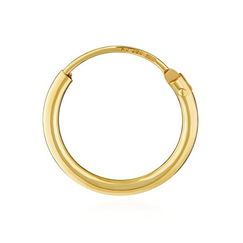 NKlaus Jewellery Creole Ohrring Gold 333 Herren Einzel