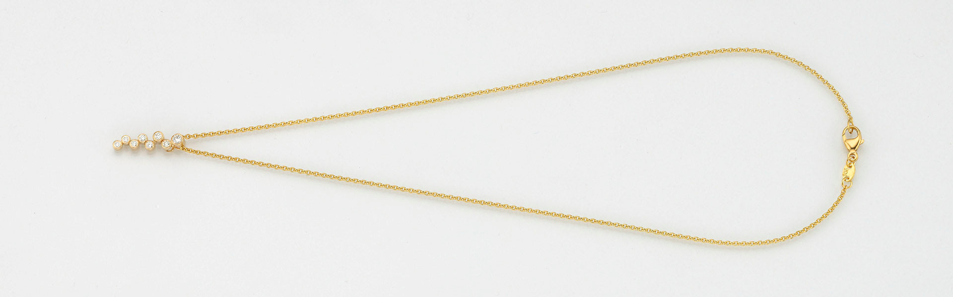 Eugen Rühle Anhänger 41.7887 Halskette Diamant 0,19ct Gelbgold