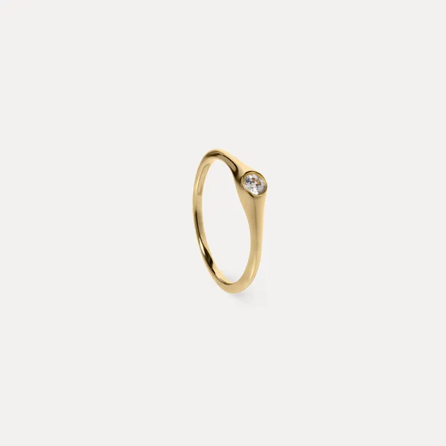 Stilnest Diamant Lux Pinky Ring 585 Gold Gr.49