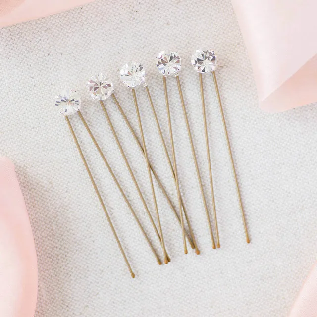 Joy by Corrine Smith Keepsake Charms Diamante Haarnadeln 5er Hochzeit