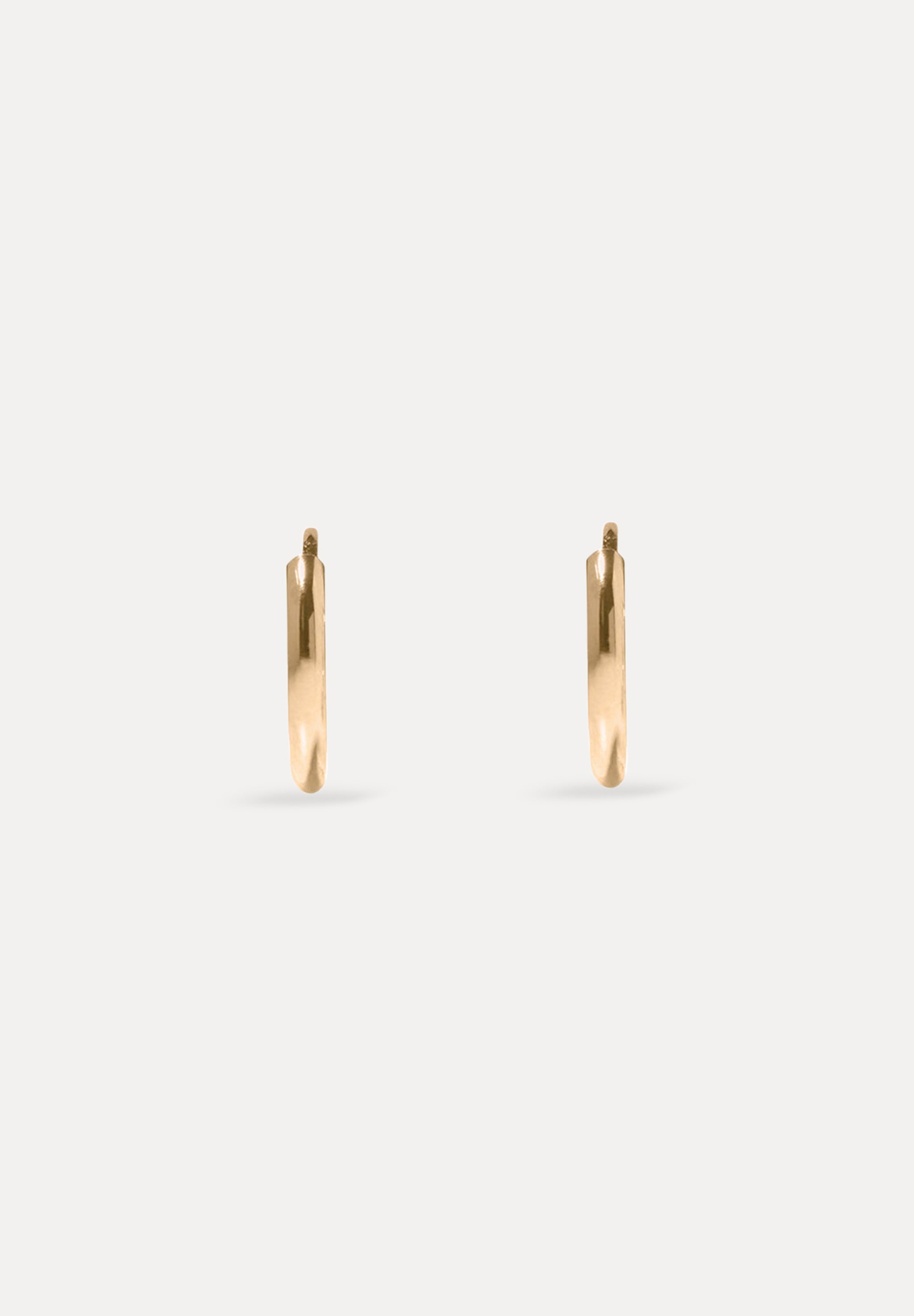 Stilnest Basic Creolen 585 Gold Massivgold 13mm