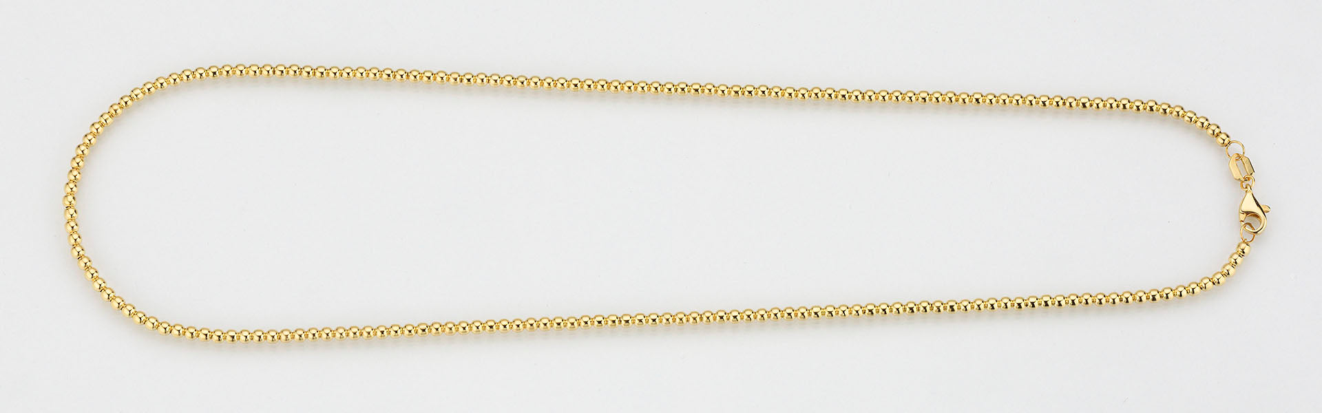Eugen Rühle Kugelkette 2,5mm Armband 19cm 585 Gelbgold
