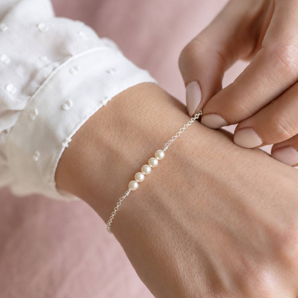 Joy by Corrine Smith Pearl Armband Gold mit Swarovski Perle