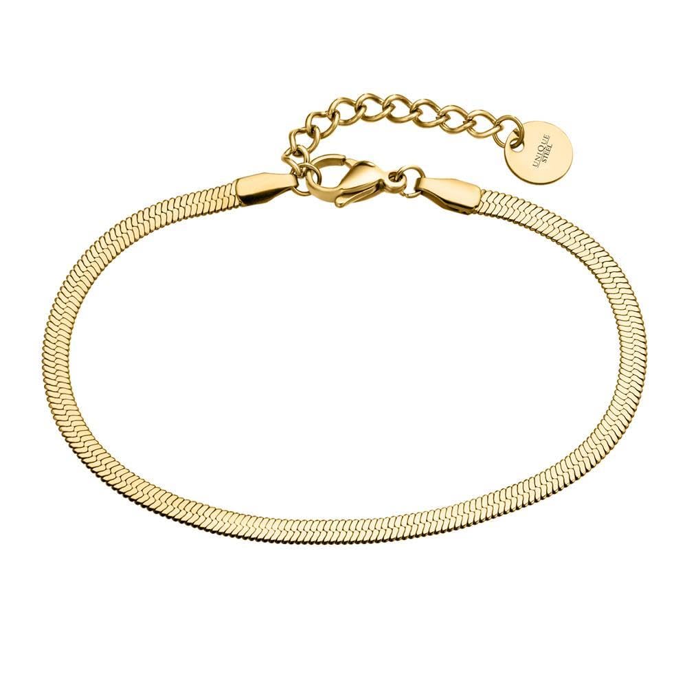 JEWLIX ID-Armbänder Armband Damen vergoldeter Edelstahl