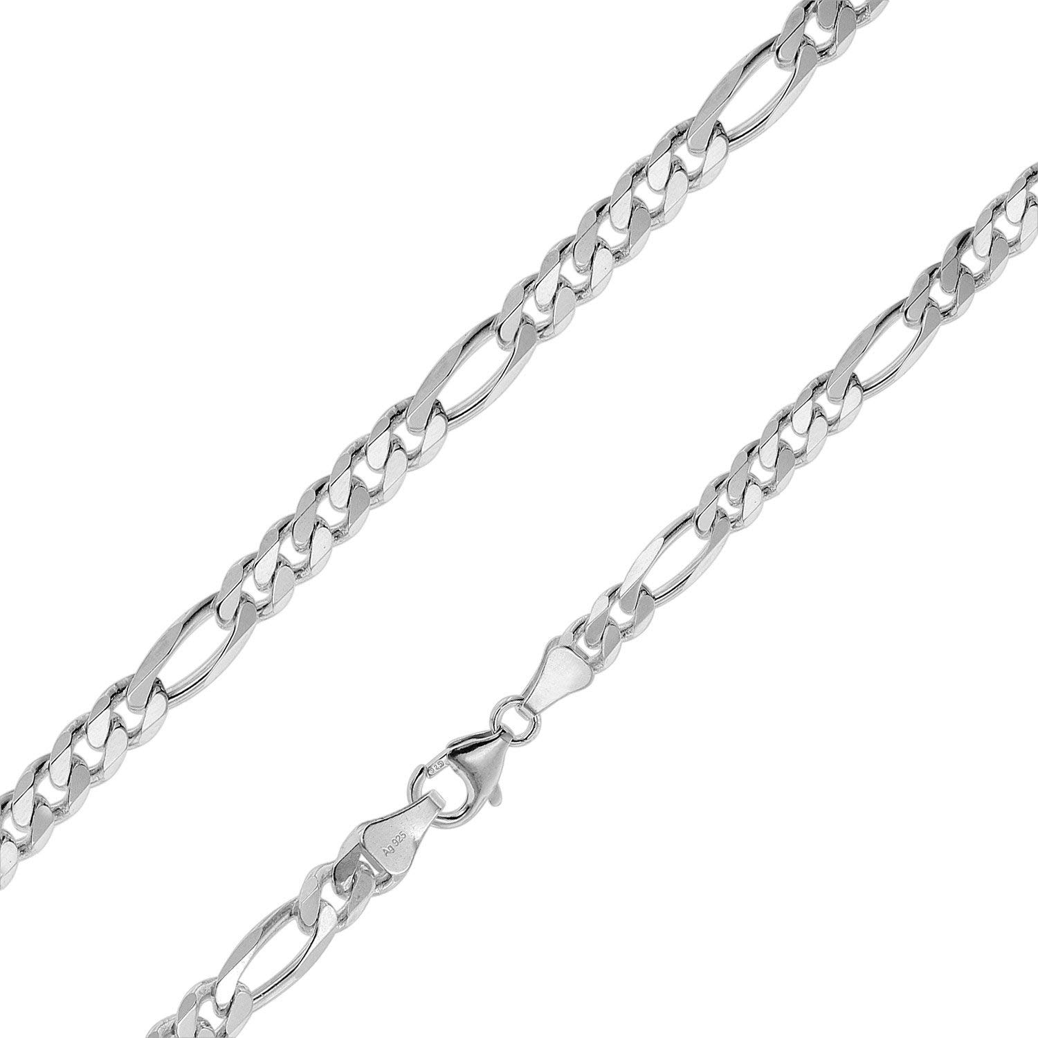 trendor Armbänder Figaro-Armband Silber 925 19cm Herren