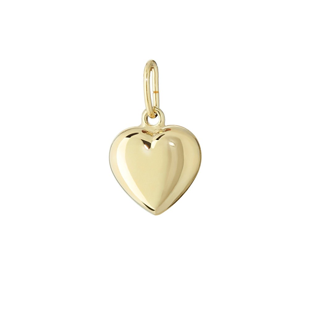 NKlaus JEWELLERY Herz Kettenanhänger 333 Gelbgold 8,6x8,3 mm