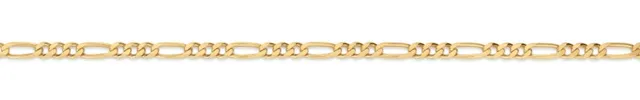 Eugen Rühle Figarokette 3,0mm 333 Gelbgold Meterware 6-fach