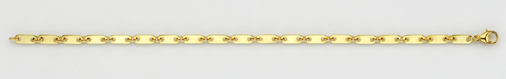 Eugen Rühle Fantasieketten Plättchenkette 4mm Gelbgold 585