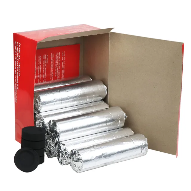 NKlaus Home Scents Räucherkohle 40 mm 10 Rollen 100 Stück