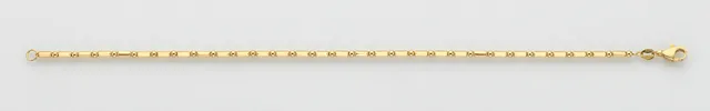 Eugen Rühle Kugelketten Fantasiekette 2 mm Halskette 45 cm 585 Gelbgold