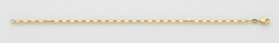 Eugen Rühle Kugelketten Fantasiekette 2 mm Halskette 45 cm 585 Gelbgold