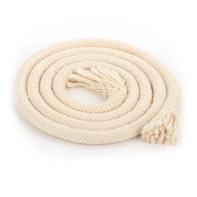NKlaus Fackeldocht Baumwolldocht 10mm 10 Meter Gartenfackel