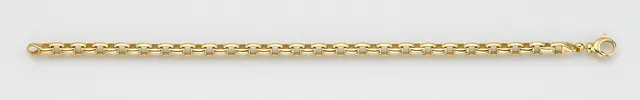 Eugen Rühle Erbsketten Erbskette 4,2mm Halskette 45cm 585 Gelbgold