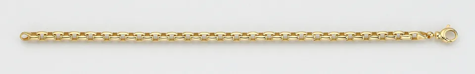 Eugen Rühle Erbsketten Erbskette 4,2mm Halskette 45cm 585 Gelbgold