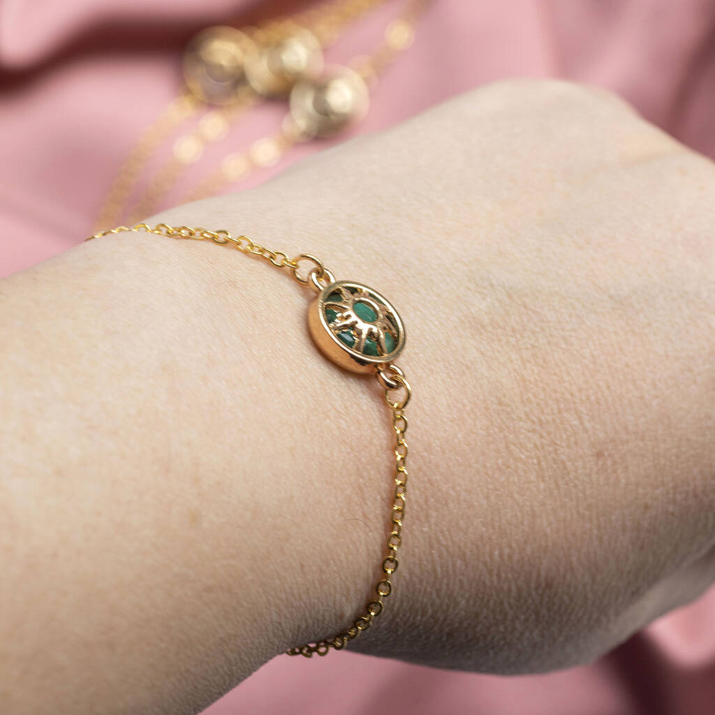 Joy by Corrine Smith Sun Armband Gold Sonne Initiale 18 cm